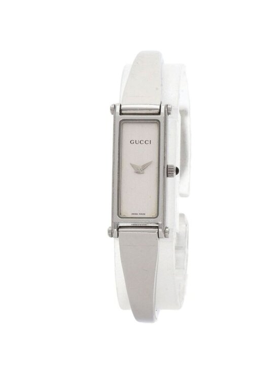 Gucci Square Face Bangle Watch SS main image 7